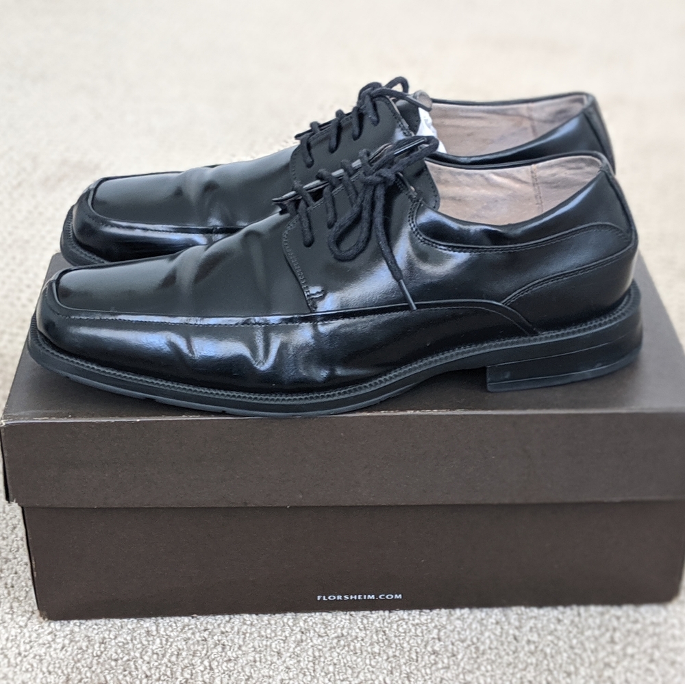 Florsheim Dress Shoes Black Mens Size 8.5
